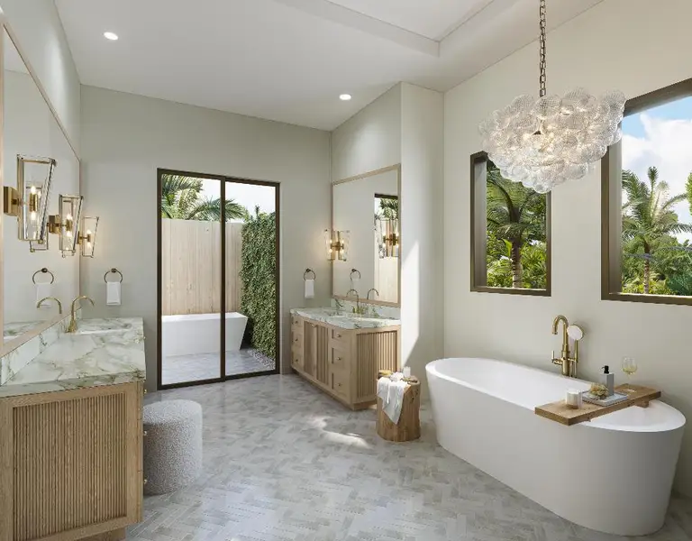 Primary Bathroom Rendering