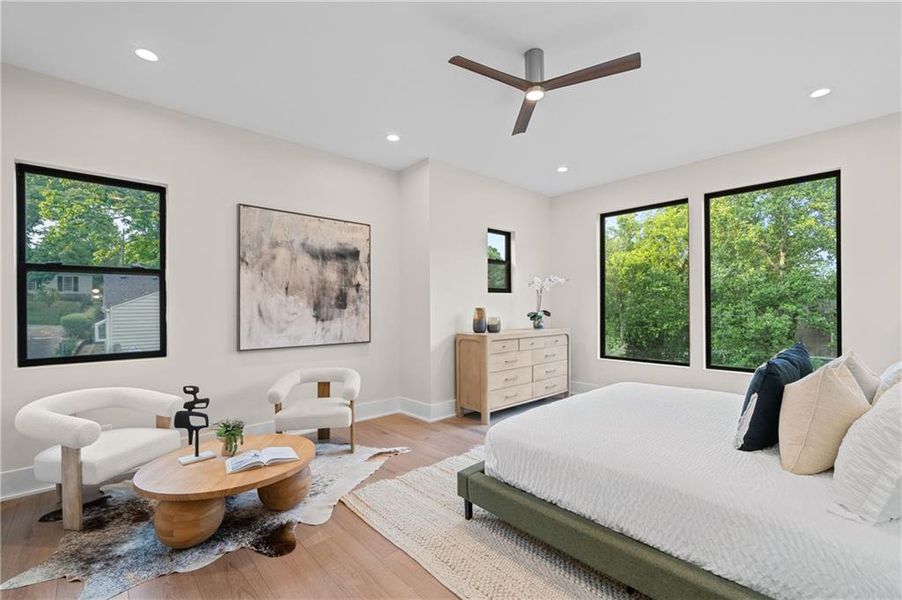 Furnished interior view inside a new home in , Atlanta (Image 40).