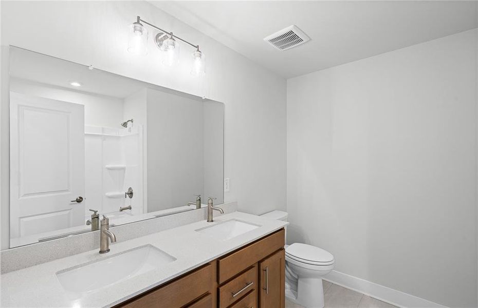 Furnished interior view inside a new home in Hunters Creek, Flowery Branch (Image 8).