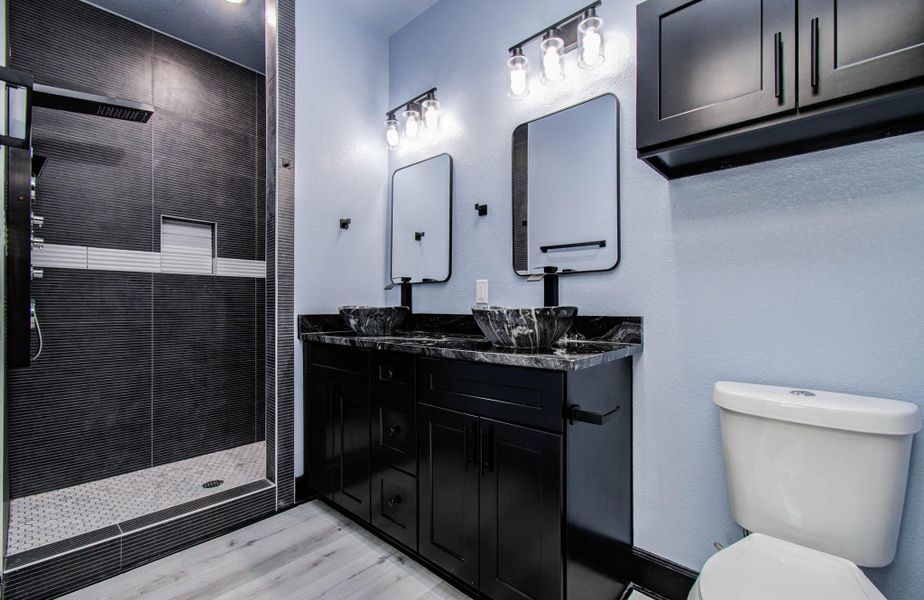 Furnished interior view inside a new home in , Trinity (Image 6).