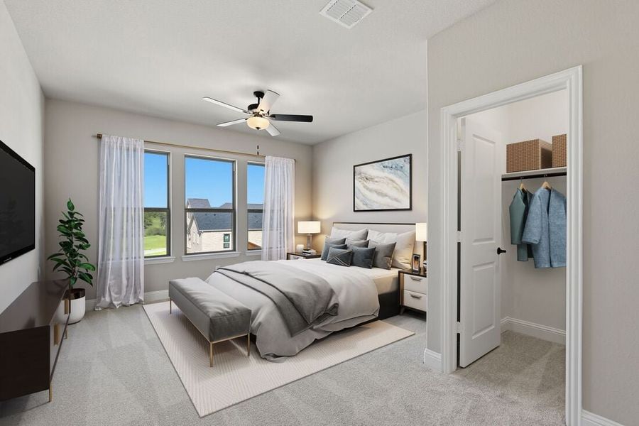Furnished interior view inside a new home in The Ridge at Northlake, Northlake (Image 11).
