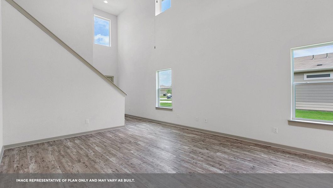 Spacious, unfurnished interior of a new home in Frontier, Mustang Ridge (Image 12).