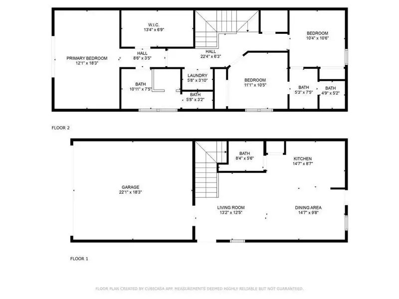 2D floor plan layout of this home in , Houston, TX (Image 5).