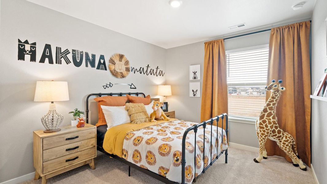 Furnished interior view inside a new home in Fossil Creek Ranch, Windsor (Image 15). Furnished interior view inside a new home in Fossil Creek Ranch, Windsor (Image 15).