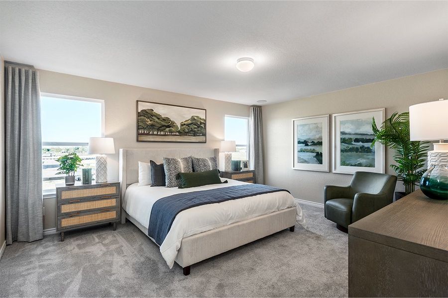 Representative furnished interior of a home built from the 2246 by KB Home in Legend Heights - Heritage Collection, New Braunfels (Image 12).