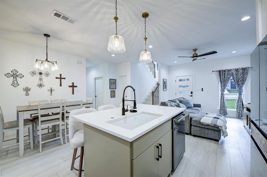 Furnished interior view inside a new home in , Granbury (Image 17).