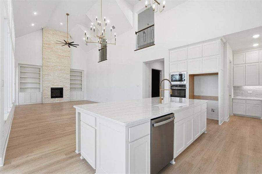 Furnished interior view inside a new home in Saddle Star Estates, Rockwall (Image 4). Furnished interior view inside a new home in Saddle Star Estates, Rockwall (Image 4).