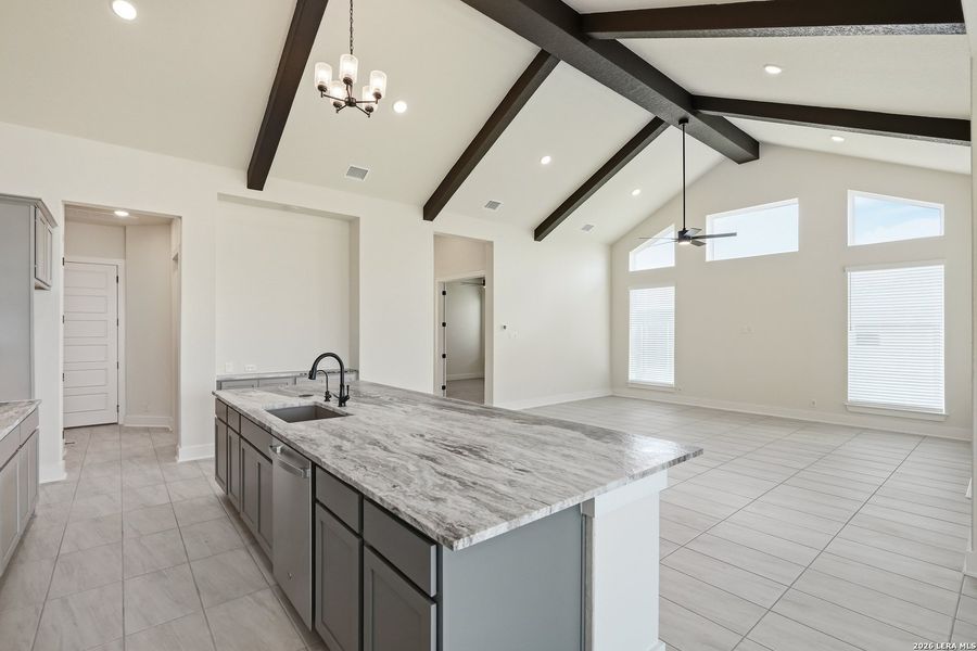 Furnished interior view inside a new home in , Boerne (Image 32).