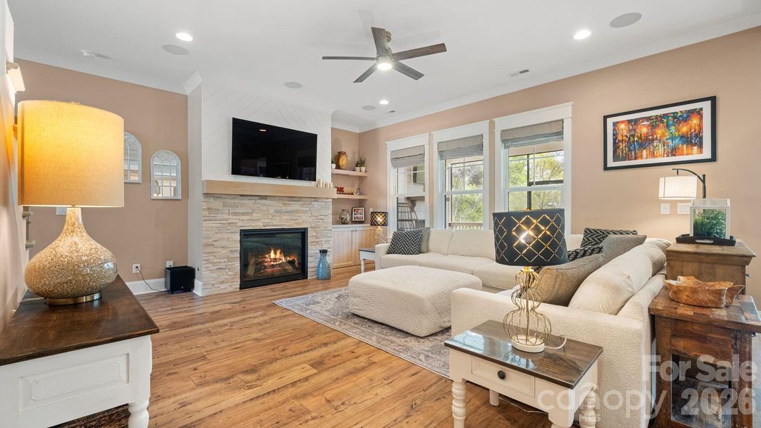 Furnished interior view inside a new home in , York (Image 35).