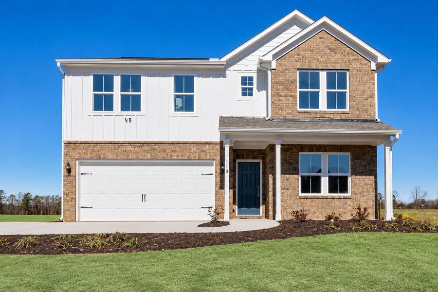 Front exterior of a new home in Anderson Point, McDonough, GA, highlighting curb appeal (Image 15).