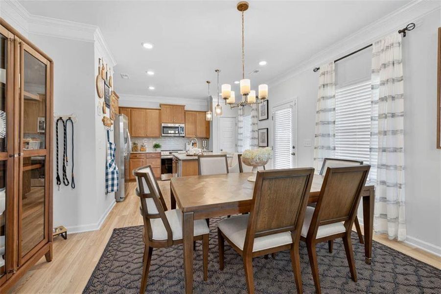 Furnished interior view inside a new home in Laurel Ridge, Rock Spring (Image 4).