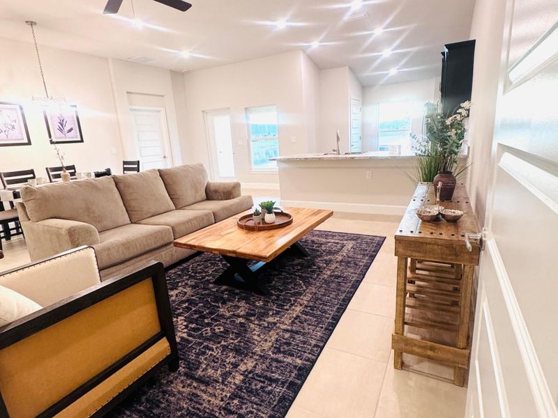 Great Room- Model Home - "Finishes may Vary"