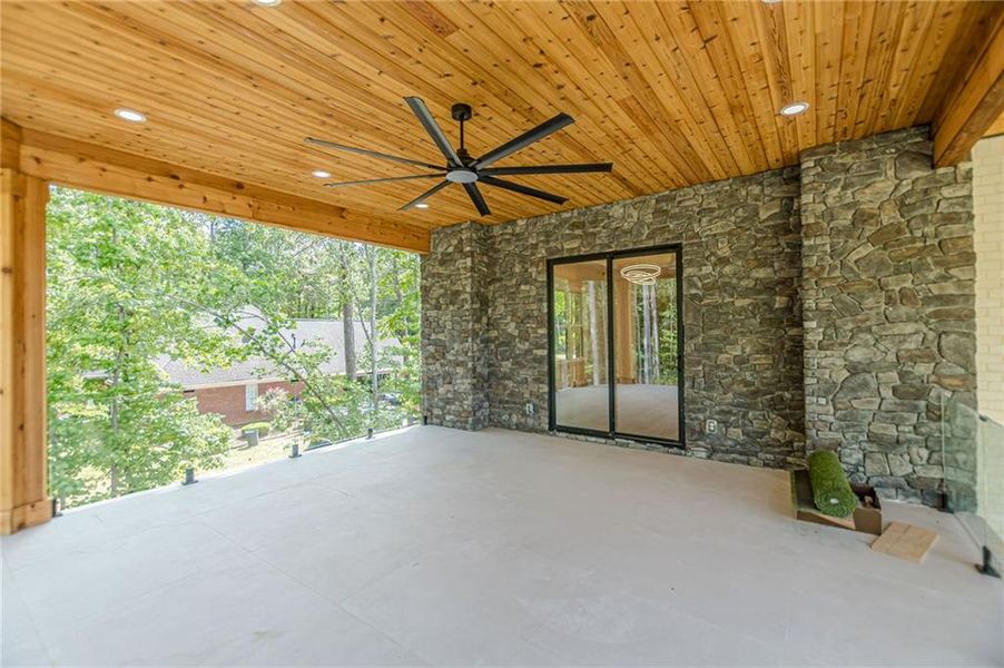 Exterior details and patio area of a home in , McDonough (Image 45).