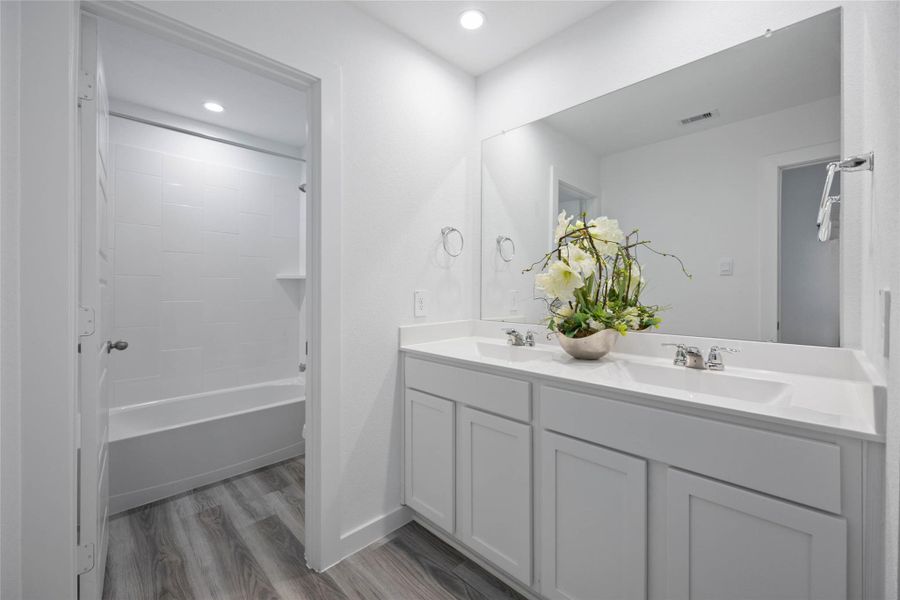 Representative Photo. Arlo townhome floor plan at Alexander Townhomes with 4 bedrooms and 2-car garage. Representative Photo. Arlo townhome floor plan at Alexander Townhomes with 4 bedrooms and 2-car garage.