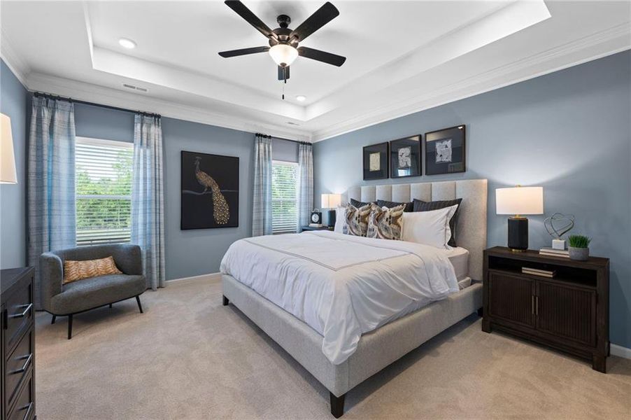 Furnished interior view inside a new home in Townes At The Stiles, Cartersville (Image 22). Furnished interior view inside a new home in Townes At The Stiles, Cartersville (Image 22).