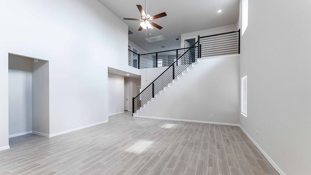 Spacious, unfurnished interior of a new home in Morgan Meadows, San Antonio (Image 21). Spacious, unfurnished interior of a new home in Morgan Meadows, San Antonio (Image 21).