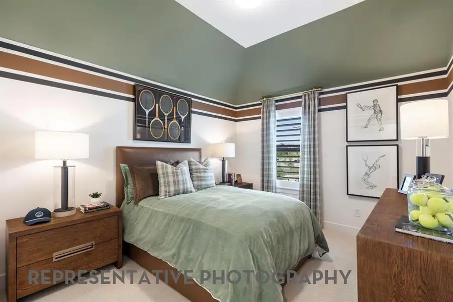 Furnished interior view inside a new home in Furst Ranch, Flower Mound (Image 8).