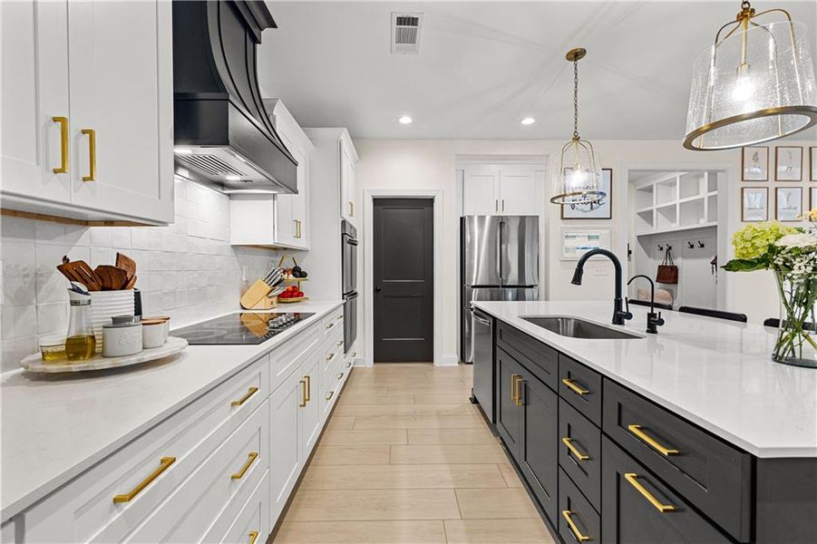 Furnished interior view inside a new home in , Winston (Image 17).