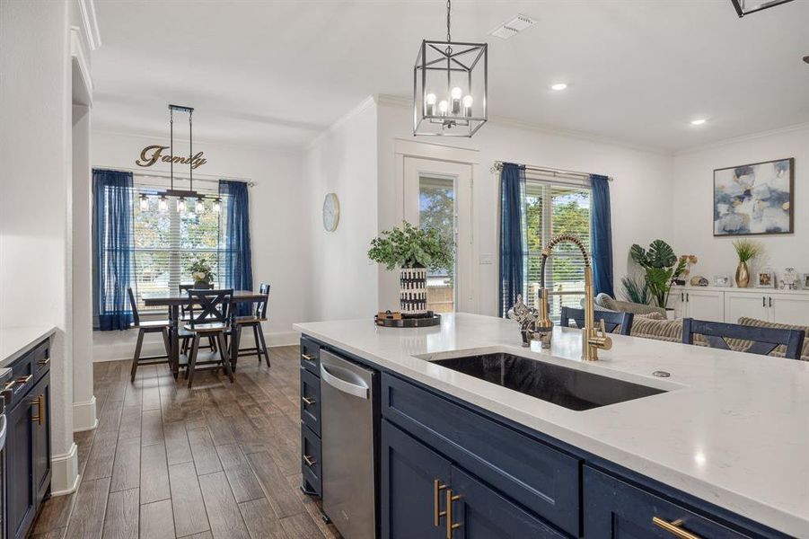 Furnished interior view inside a new home in , Tyler (Image 29).
