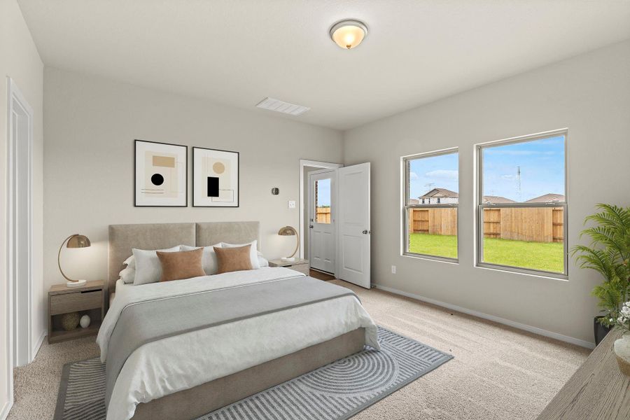 Furnished interior view inside a new home in Windrose Green, Angleton (Image 7). Furnished interior view inside a new home in Windrose Green, Angleton (Image 7).