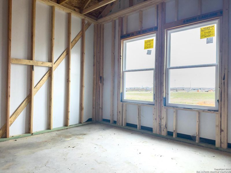 In-progress construction of a new home in Cordova Trails, Seguin, TX (Image 9).