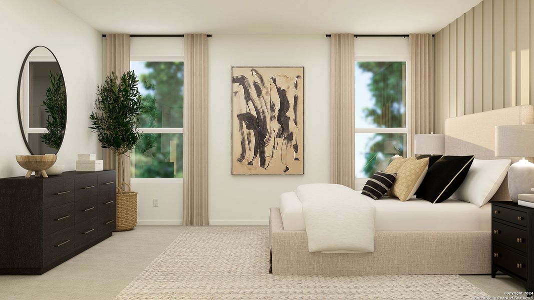 Furnished interior view inside a new home in Brookmill, San Antonio (Image 6). Furnished interior view inside a new home in Brookmill, San Antonio (Image 6).