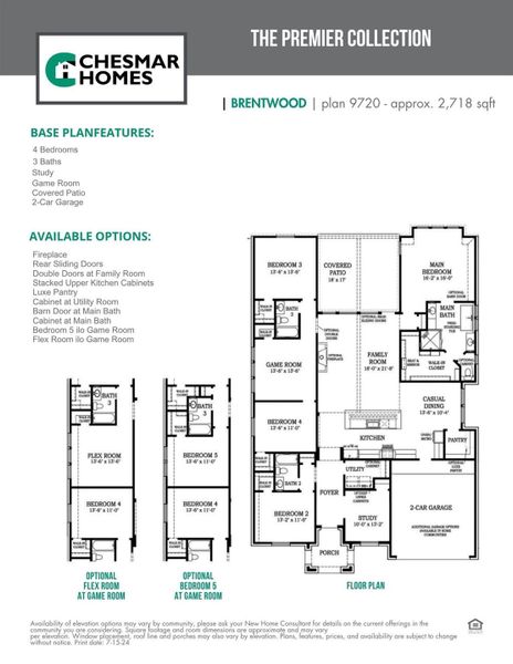 2D floor plan layout of this home in Elyson 60's, Katy, TX (Image 5). 2D floor plan layout of this home in Elyson 60's, Katy, TX (Image 5).