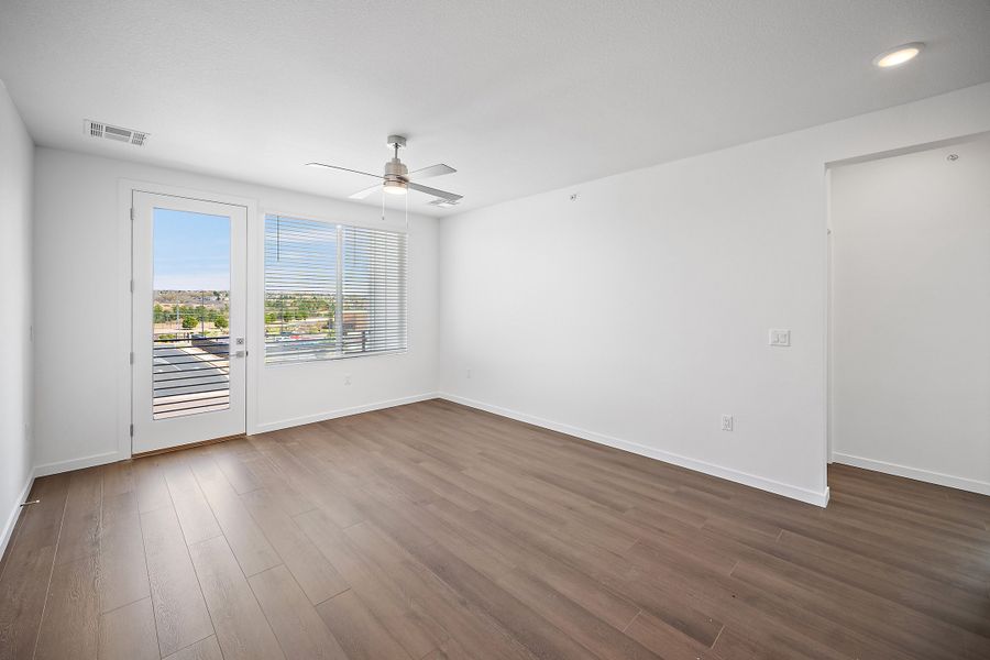Spacious, unfurnished interior of a new home in The Residences at Victory Ridge, Colorado Springs (Image 14). Spacious, unfurnished interior of a new home in The Residences at Victory Ridge, Colorado Springs (Image 14).