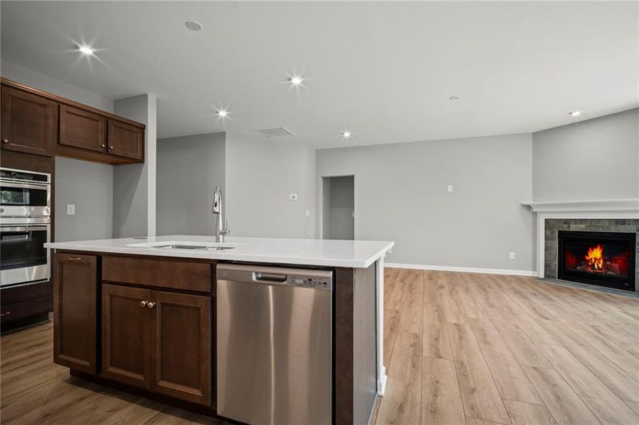 Furnished interior view inside a new home in Laurel Farms, Dallas (Image 5).