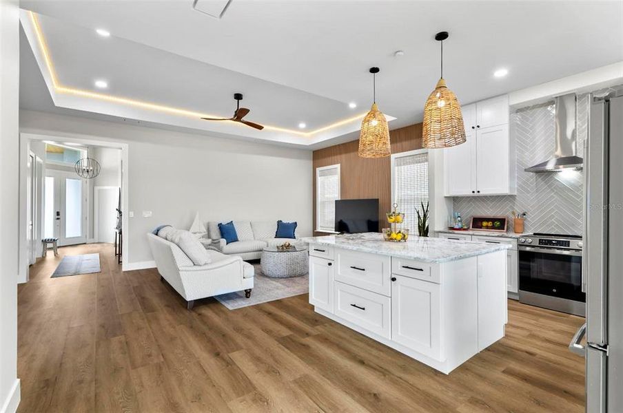 Furnished interior view inside a new home in , Palm Coast (Image 43).