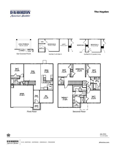 2D floor plan layout of this home in Ridgefield, Conway, SC (Image 3).