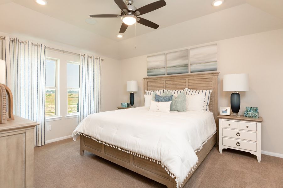 Furnished interior view inside a new home in Montgomery Ridge, Montgomery (Image 13).