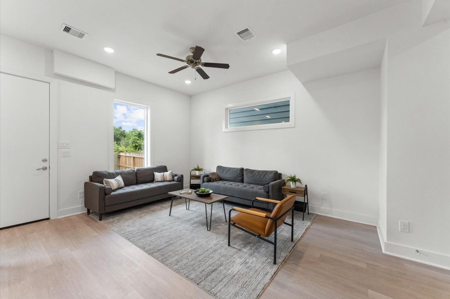 Furnished interior view inside a new home in , Houston (Image 4). Furnished interior view inside a new home in , Houston (Image 4).