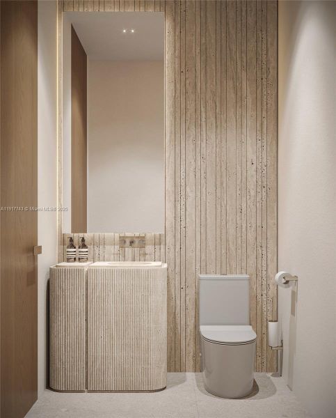 Furnished interior view inside a new home in , Coral Gables (Image 11).