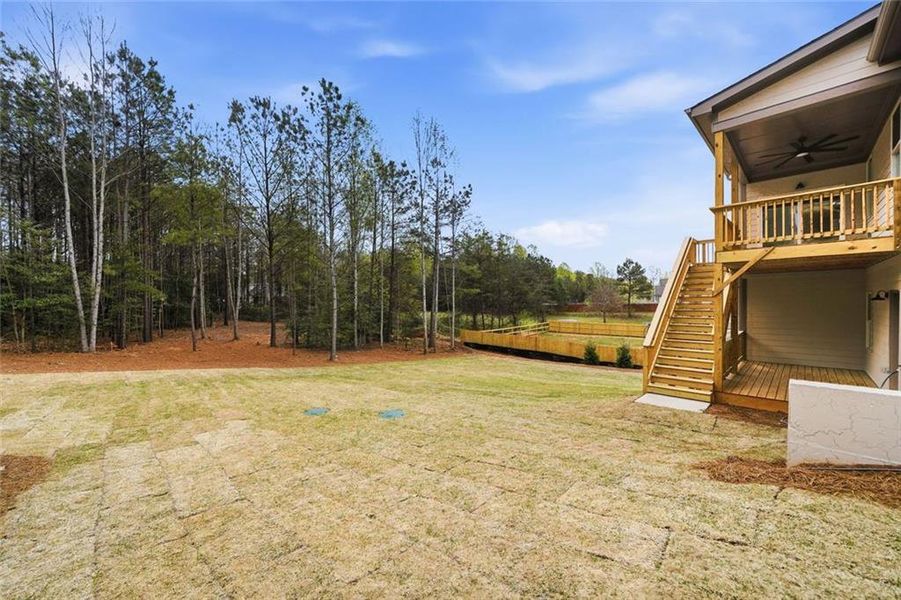 Exterior details and patio area of a home in , Dawsonville (Image 37).