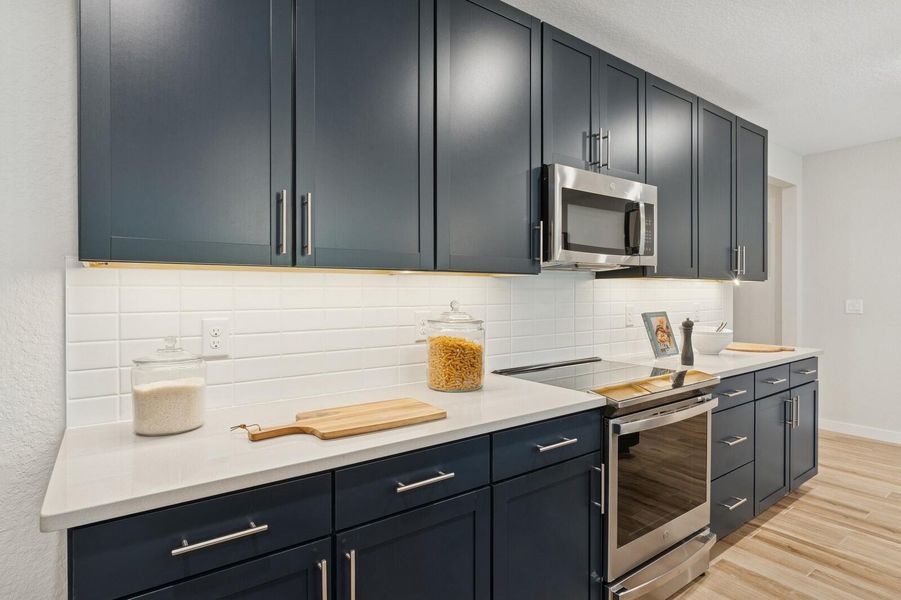 Furnished interior view inside a new home in , Port St. Lucie (Image 39).