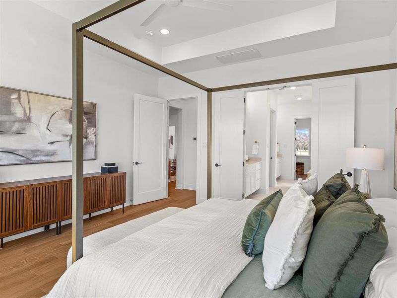 Furnished interior view inside a new home in , Gunter (Image 10).