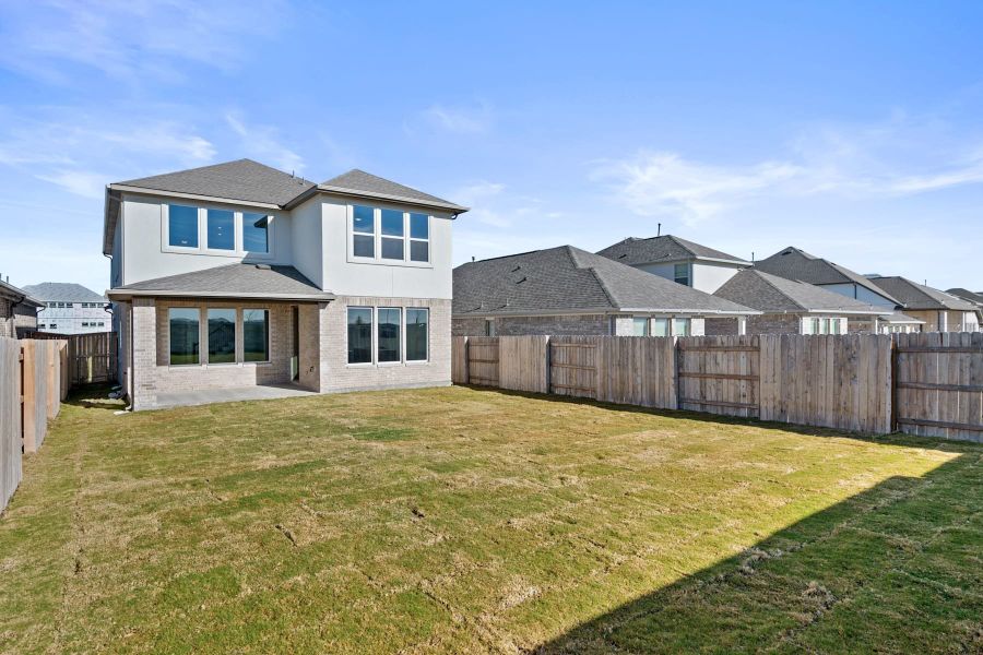 Exterior details and patio area of a home in Flora, Hutto (Image 24).