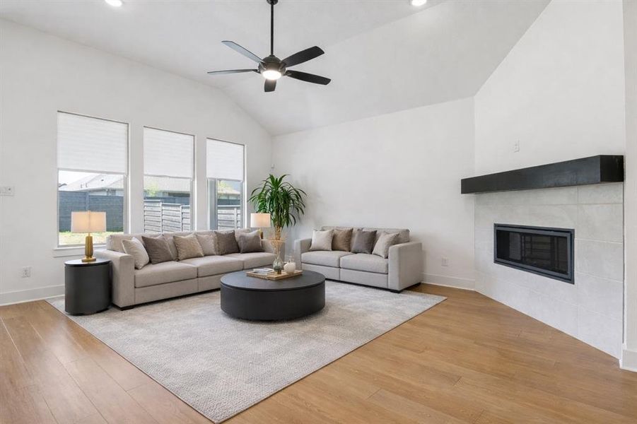Furnished interior view inside a new home in , Little Elm (Image 11).