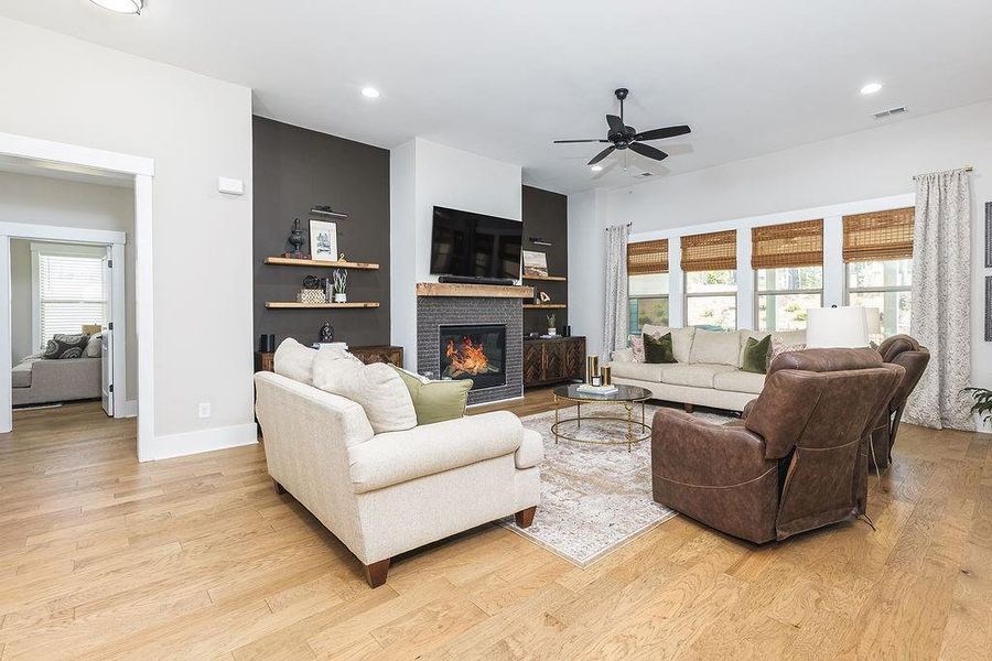 Furnished interior view inside a new home in Soleil Belmont Park, Canton (Image 6).