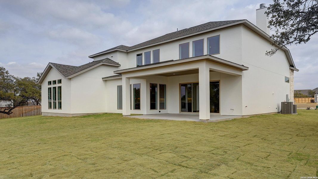 Exterior details and patio area of a home in Megan's Landing, Castroville (Image 20).