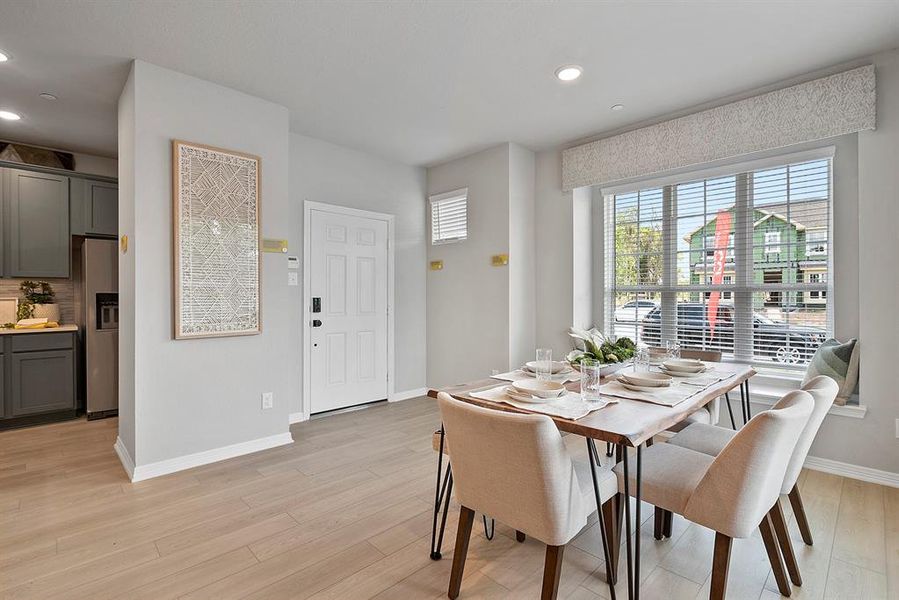 Furnished interior view inside a new home in Heartland Townhomes, Heartland (Image 11). Furnished interior view inside a new home in Heartland Townhomes, Heartland (Image 11).