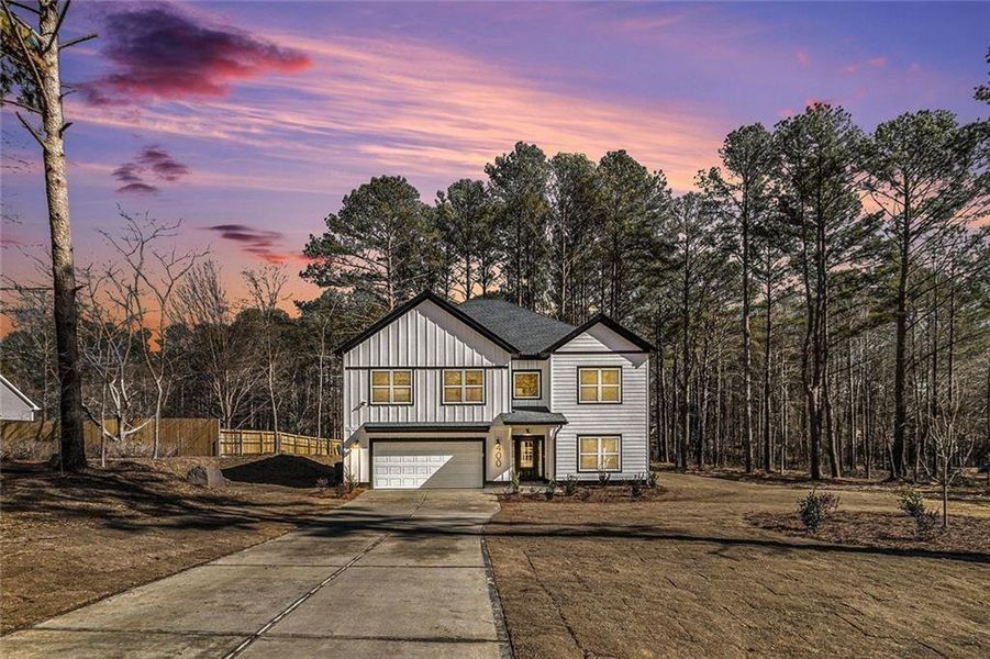 Front exterior of a new home in , Oxford, GA, highlighting curb appeal (Image 24).