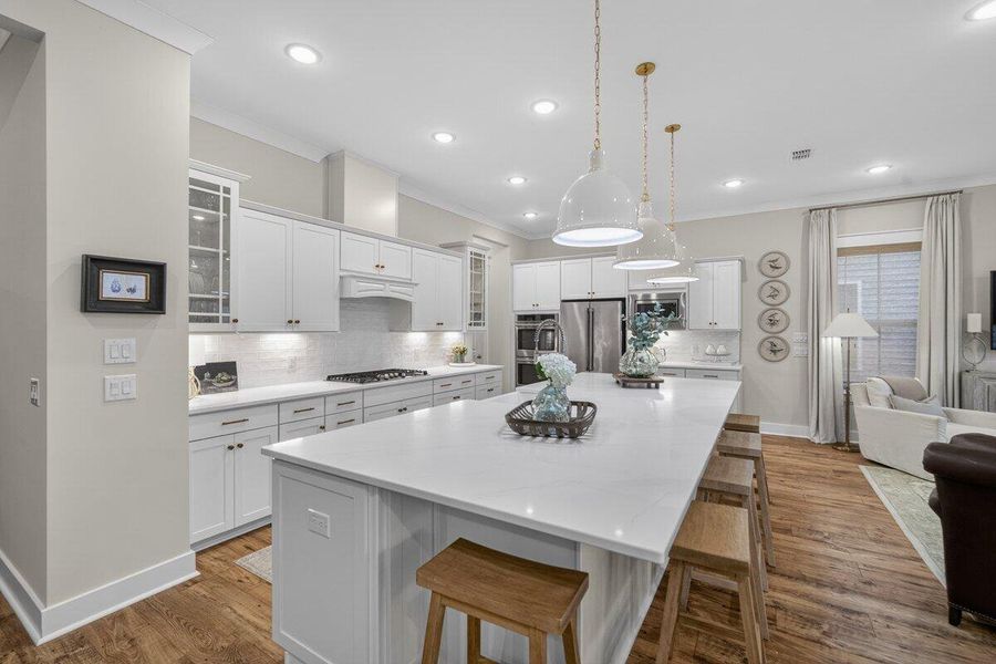Furnished interior view inside a new home in K. Hovnanian's® Four Seasons at Lakes of Cane Bay, Summerville (Image 14).
