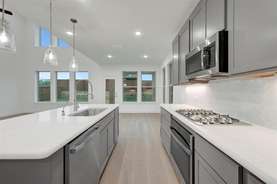 Furnished interior view inside a new home in Vintage Village, Argyle (Image 10).
