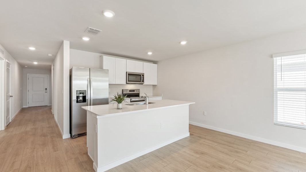 Furnished interior view inside a new home in Asher Park, Lehigh Acres (Image 5). Furnished interior view inside a new home in Asher Park, Lehigh Acres (Image 5).