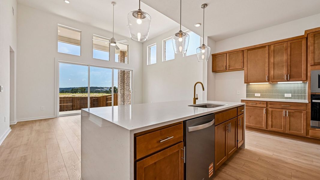 Furnished interior view inside a new home in The Enclave at Bar W Ranch, Leander (Image 15).