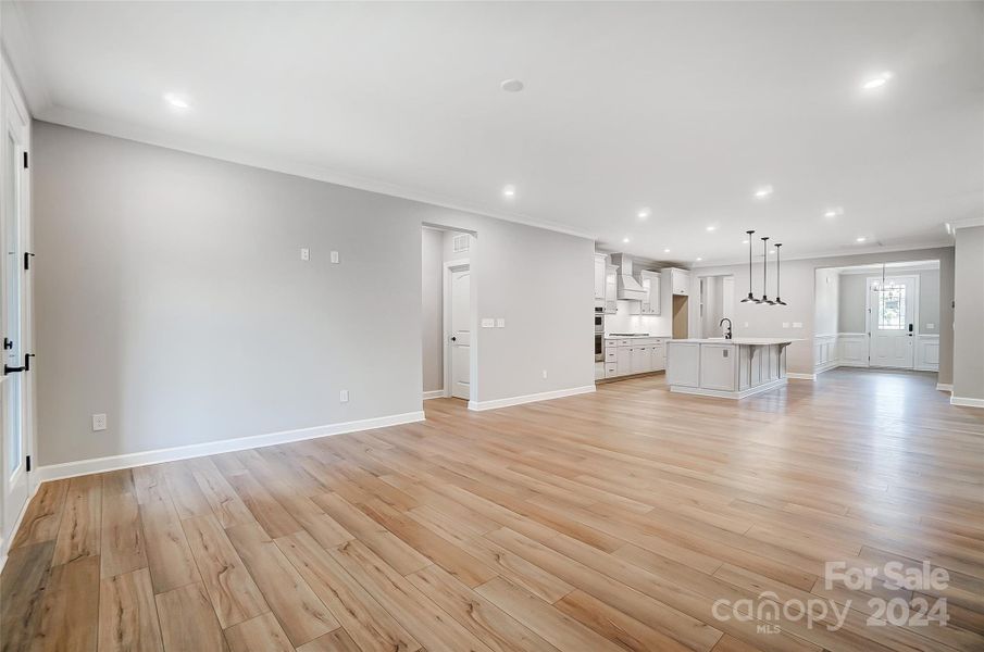 View to Kitchen from Gathering Room-Similar to Subject Property