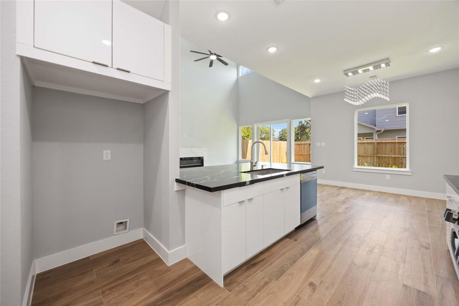 Furnished interior view inside a new home in , Houston (Image 13). Furnished interior view inside a new home in , Houston (Image 13).