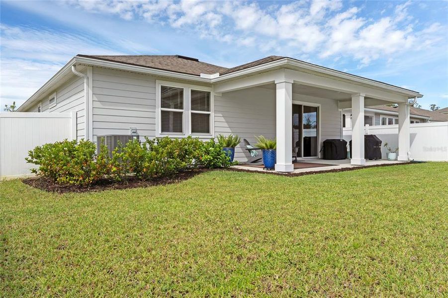 Exterior details and patio area of a home in , St. Augustine (Image 27). Exterior details and patio area of a home in , St. Augustine (Image 27).